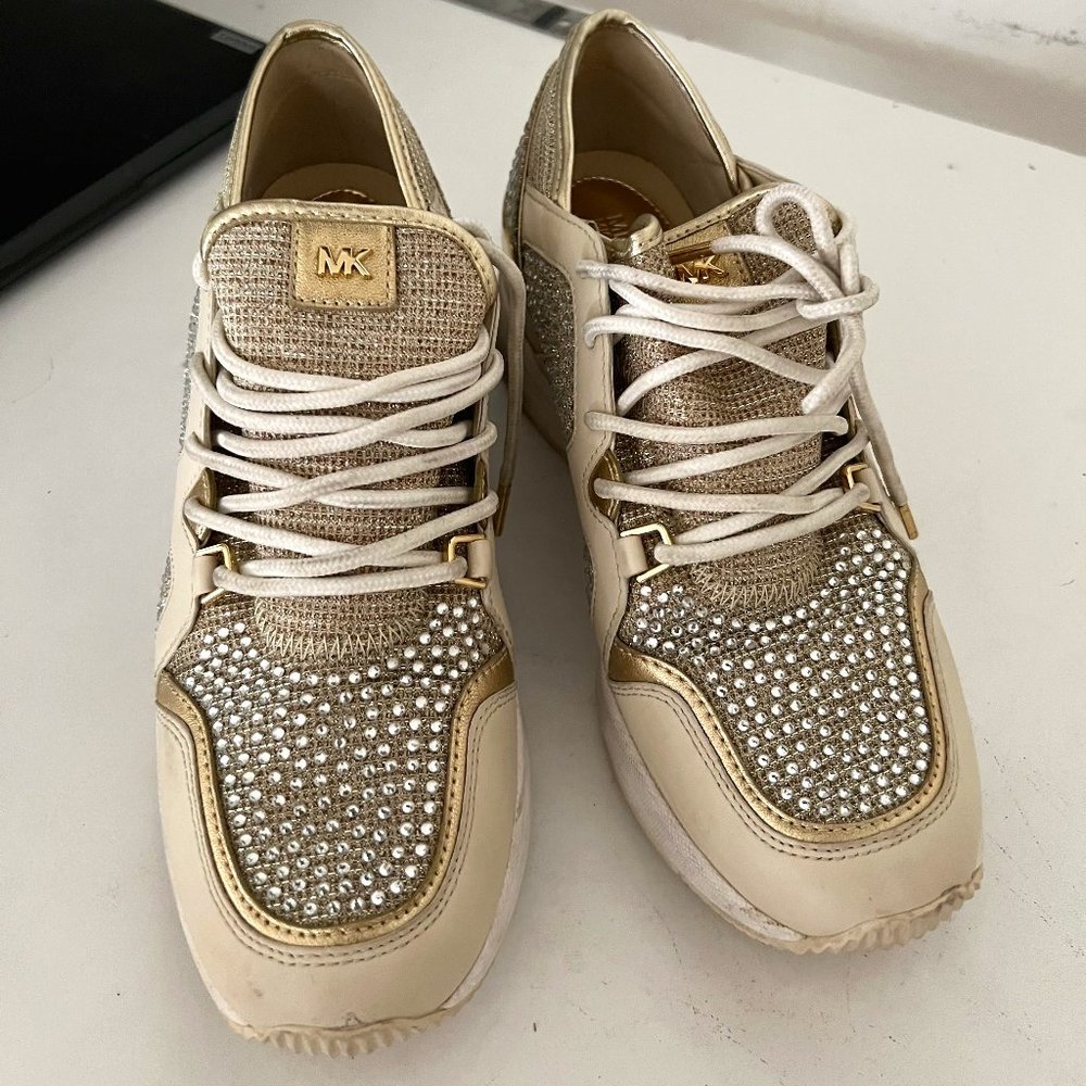 Michel Kors studded platform sneakers